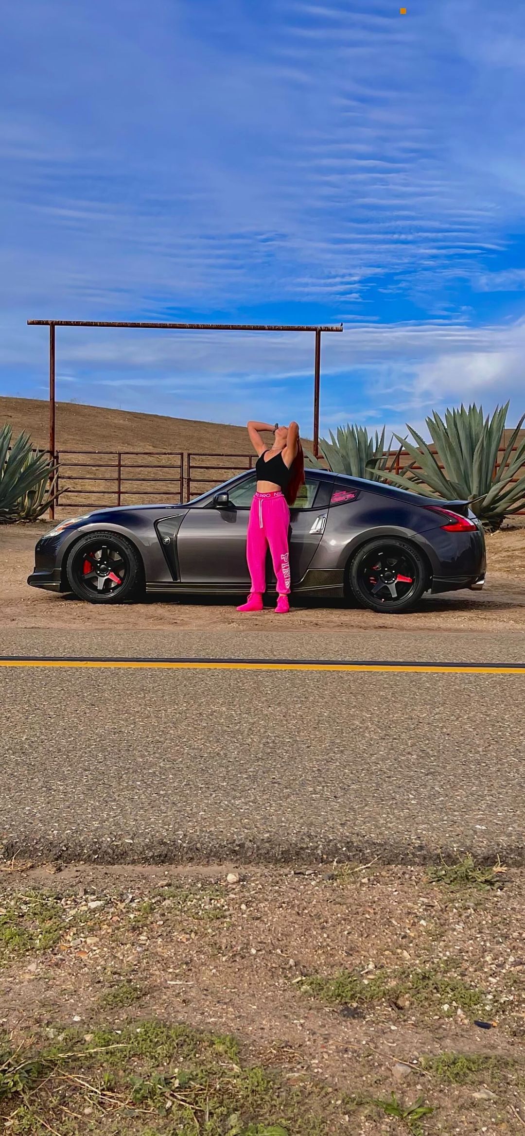 Juliette Jensen and her 2010 Nissan 370z