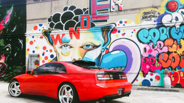 1990 Nissan 300zx in Rosso Corsa Red