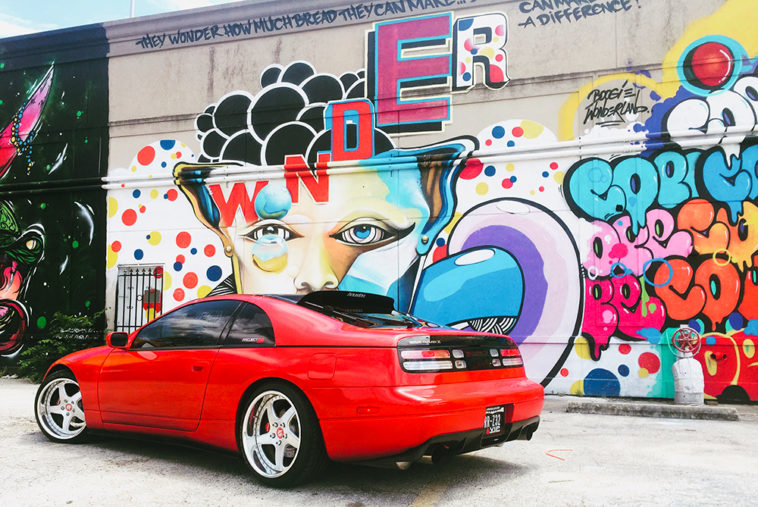 1990 Nissan 300zx in Rosso Corsa Red